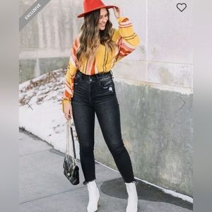 Curvy kancan highrise ankle skinny